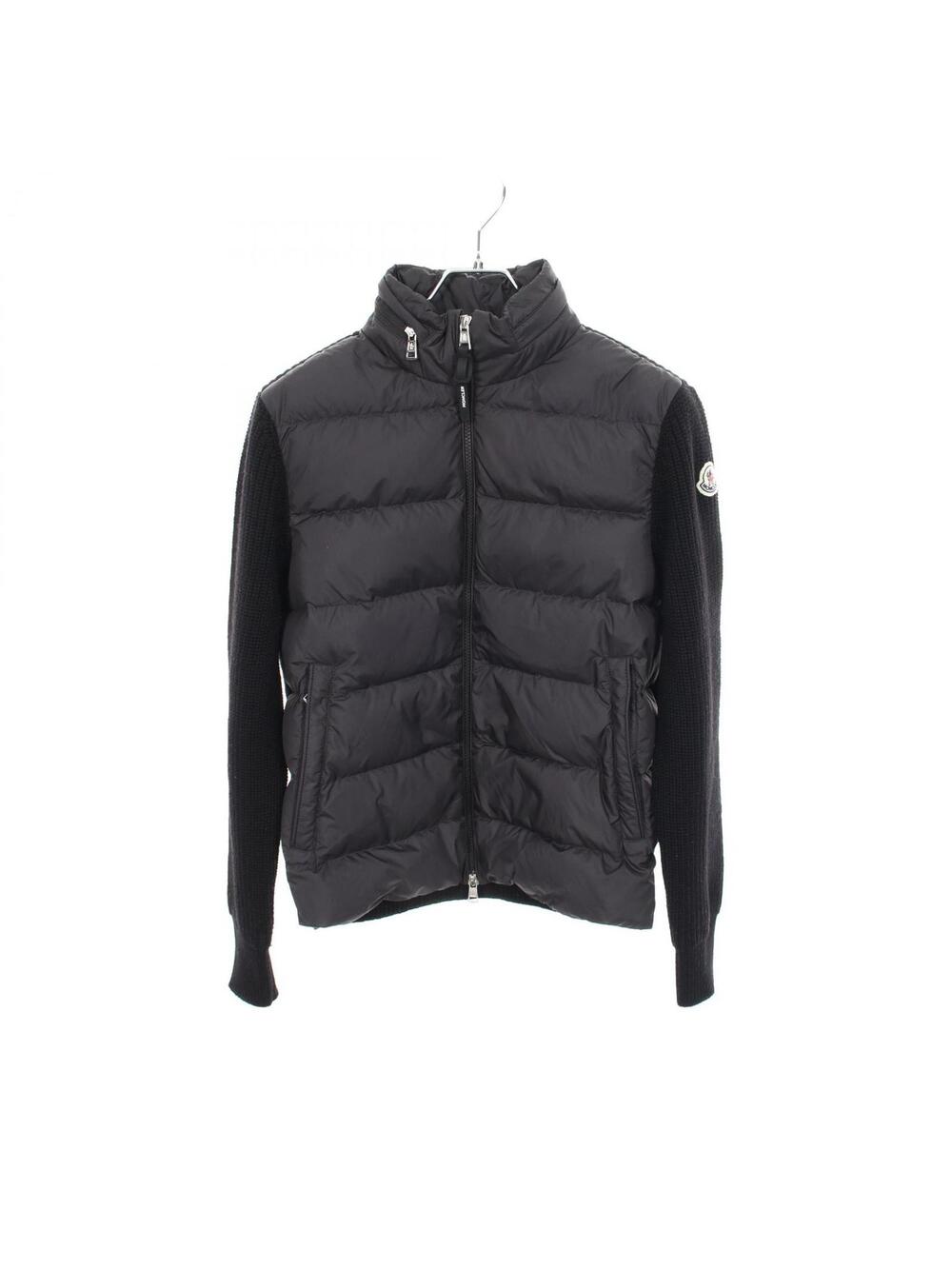Moncler Knit Padded Down Jacket Wool #340227M12B